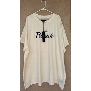 Daniel Patrick 4XL Shirt Men's Off White New Designer Logo!